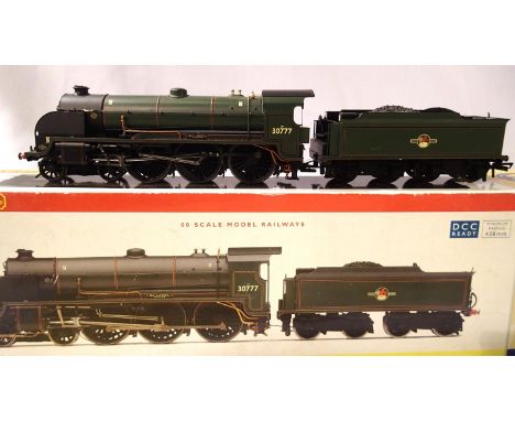 Hornby R2638 class N/5, Sir Lamiel 30777, Green Late Crest. Excellent condition, box with wear. P&amp;P Group 1 (£14+VAT for 