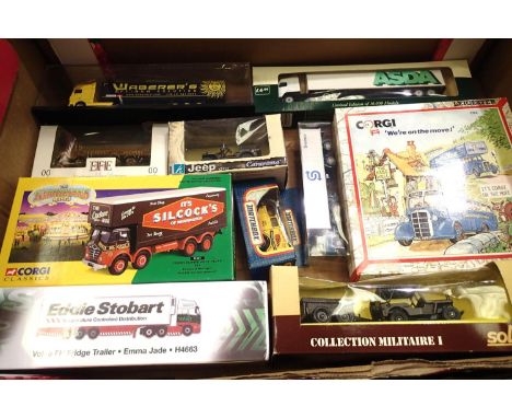Ten boxed diecast vehicles; Corgi, Cararama, Solido, EFE etc, mostly in very good - excellent condition. P&amp;P Group 2 (£18