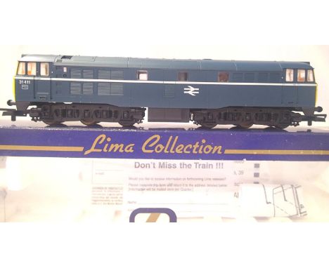 Lima Class 31 diesel, 31411, blue. Excellent condition, box with wear. P&amp;P Group 1 (£14+VAT for the first lot and £1+VAT 