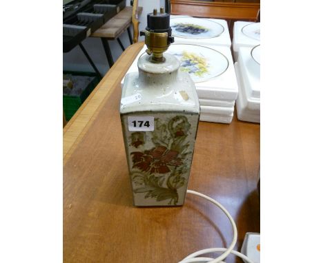 Colin Kellam Studio Pottery Lamp base 