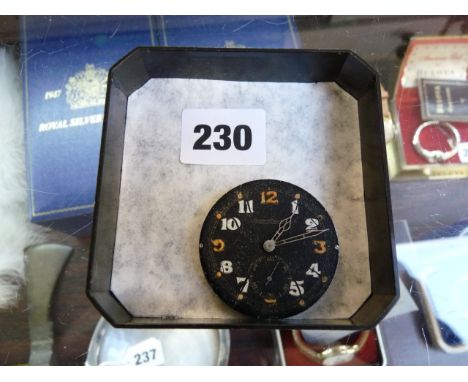 Jaegar Le Coultre Military Pocket watch without case 