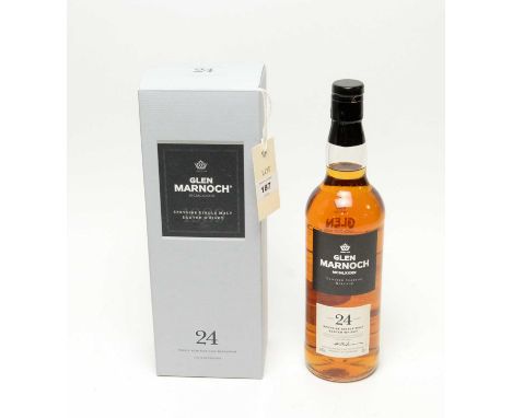 Glen Marnoch Speyside Single Malt Scotch Whisky, 24 Years Old, limited edition, in box.