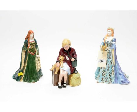 Two Royal Worcester decorative ceramic figures of ladies, comprising: ‘The Princess of Tara’, limited edition no. 3863/7500; 