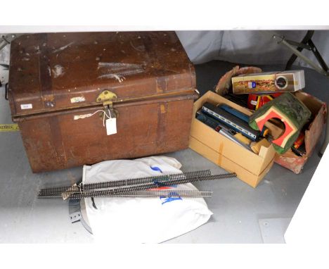A collection of Hornby Railways model railway items, including: a Hornby Railways Electric train set, in box; a Caledonian 0-