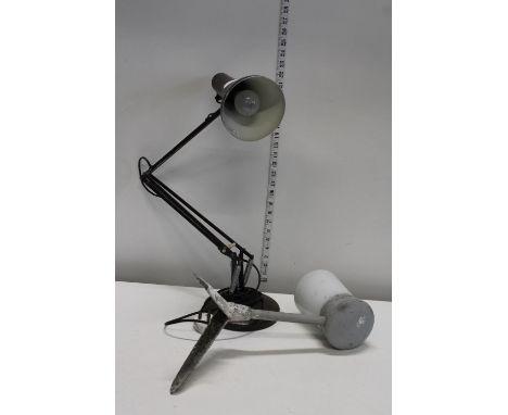 A vintage Anglepoise desk lamp and one other (no in-house postage) 