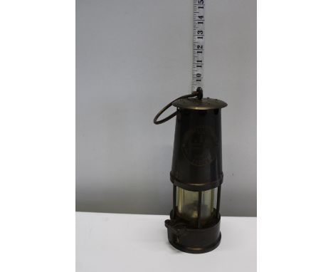 A Eccles No6 colliery miners lamp 