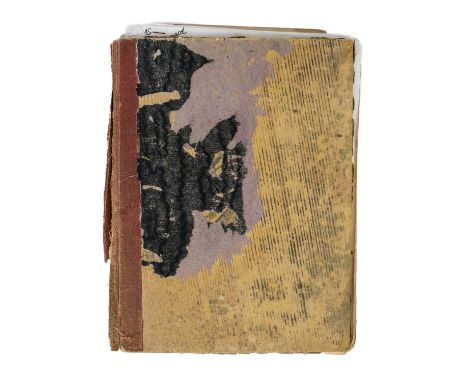 John TUNNARD (1900-1971) A manuscript book of his poetry. It starts with G.W.R. a humorous poem in three verses but most of t