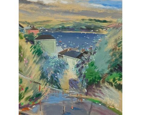 David ANDREW (1934) Falmouth  Oil on card34cm x 30cmAn internationally renowned artist, represented by Messums, David Andrew 