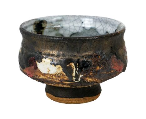 Robin WELCH (1936-2019) Footed Bowl   Ceramic, impressed seal to base, height 9.5cm, diameter 13.5cm.  The estate of Michael 