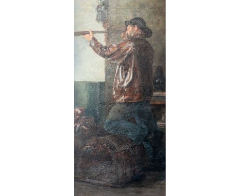 Percy Robert CRAFT (1856-1934) Looking out to sea   Oil on linen85 x 41 cm Provenance: Previously sold, 29th of Oct, 2015, Da