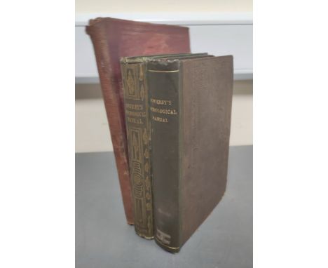 SOWERBY G. B.&nbsp;&nbsp;A Conchological Manual. 3rd &amp; 4th eds. 27 &amp; 28 col. plates, each depicting many specimens. O