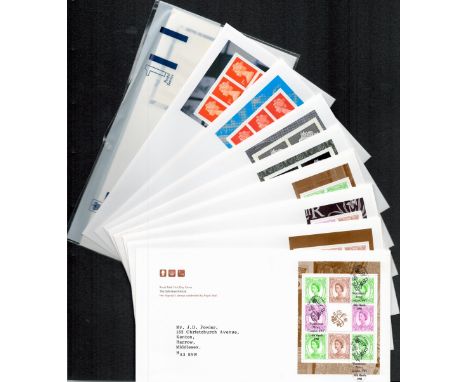 GB FDC collection. 9 in total.  1998/1999. The definitive portrait profile on print. Good condition. We combine postage on mu