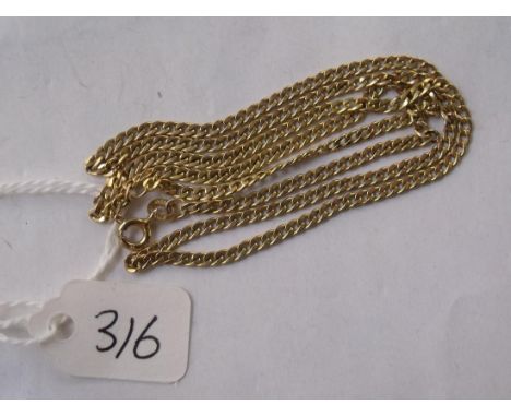 9ct neck chain 2g       