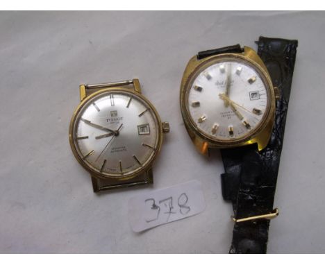 Gents Tissot auto wrist watch also another    