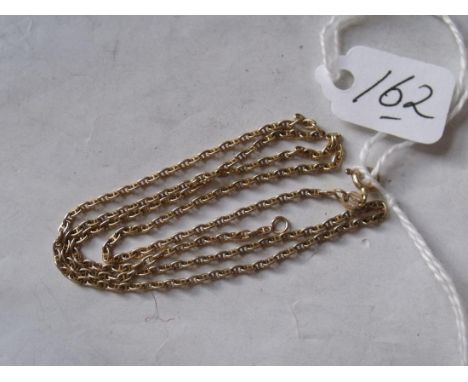 9ct 17" neck chain 3.4g      