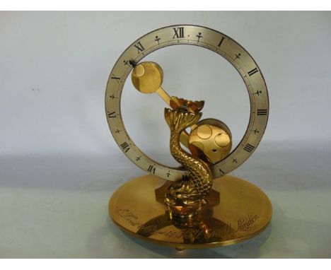 A contemporary mystery clock by E Dent & Co Ltd, 41 Pall Mall London - The Mysterious Circulator or Chronological Equilibrium