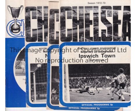 CHELSEA       Sixty one Home programmes      1 X 50-51 v Arsenal, 9 X 57-8, 2 X 60-61, 2 X 61-2, 1 X 62-3, 2 X 63-4, 7 X 64-5
