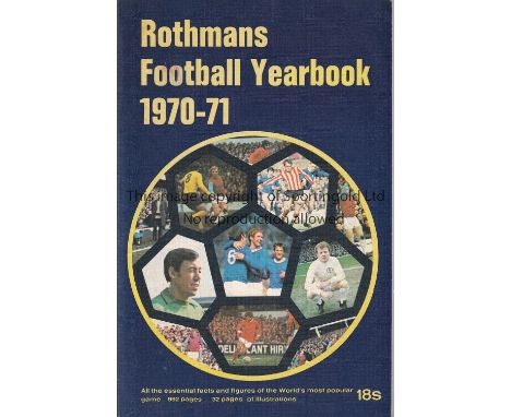 ROTHMANS FOOTBALL ANNUAL 1970/1    First edition of the book in softback format.   Good