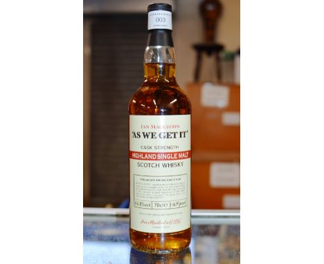 IAN MACLEOD'S "AS WE GET IT" CASK STRENGTH HIGHLAND SINGLE MALT SCOTCH WHISKY - 70CL, 66.8% VOL     