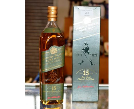 JOHNNIE WALKER 15 YEAR OLD PURE MALT SCOTCH WHISKY, WITH PRESENTATION BOX - 70CL, 43% VOL     