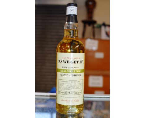 IAN MACLEOD'S "AS WE GET IT" CASK STRENGTH ISLAY SINGLE MALT SCOTCH WHISKY - 70CL, 60.5% VOL     