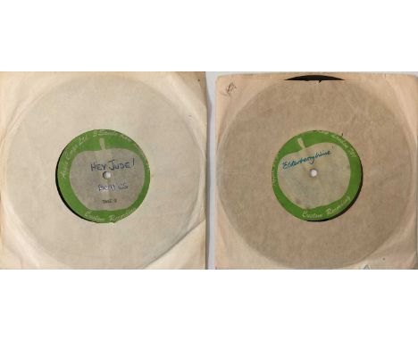 APPLE RECORDS - 7" ACETATES PACK. A curious pack of 2 7" Apple Records acetates. Artists/ titles include Unknown Artists - Co