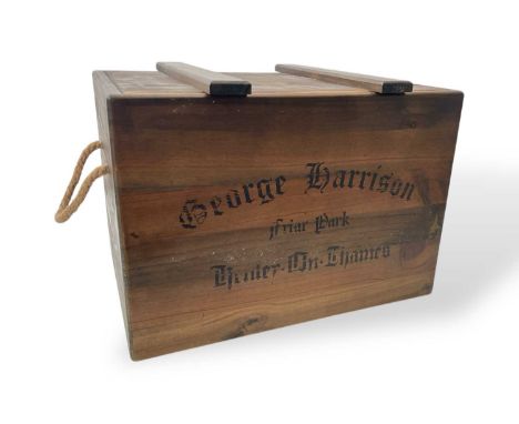 GEORGE HARRISON - ALL THINGS MUST PASS (UBER BOX SET RELEASE - 2021). The mother of all box sets with this fantastic 'wooden 