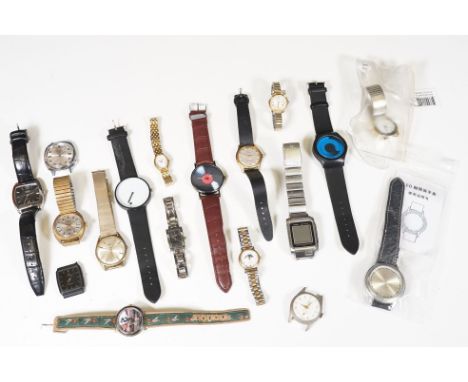 Collection of watches, to include: Oris, Watches of Switzerland, Casio Wave Captor, LCD, Bijoux Terner, Teltime by E.B. Ebauc