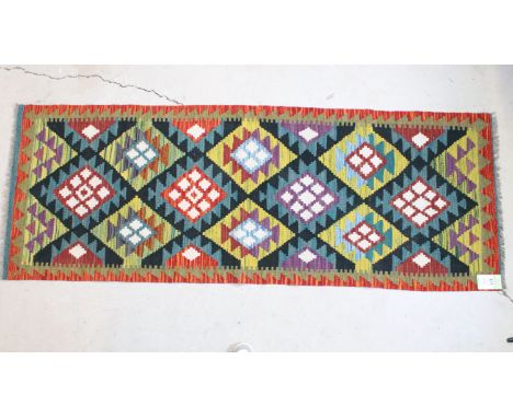 Maimana Kilim runner approx. 197x69cm