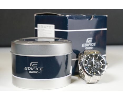 Casio Edifice bluetooth touch solar chronograph watch 