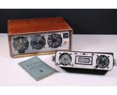 Raven Aerostar hot air balloon panel IC-80 together with an AE Supplies aircraft instrument panel and a 'The Battle of Britai