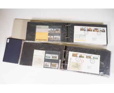 A collection of British first day covers contained within two collectors albums. 
