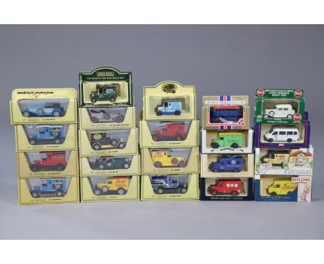 Approximately sixty various die-cast scale models by Lledo, Oxford, &amp; others, all boxed.