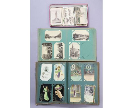 A collection of approximately four hundred postcards, circa early/mid-20th century – British &amp; foreign views, etc, contai