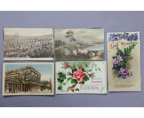 Approximately four hundred loose postcards, circa early/mid-20th century – British views including numerous Bath &amp; Bristo