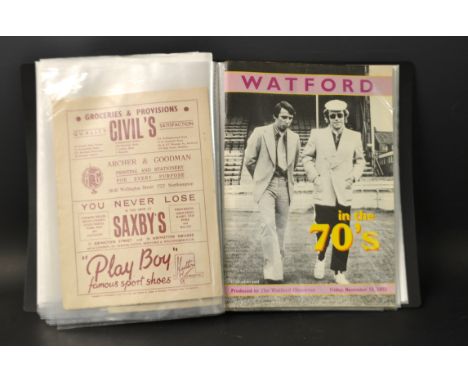 Football Programes - Final Tie, Wembley Empire Stadium, 1961; others 1960s; Watford memorabilia; in a folio; qty