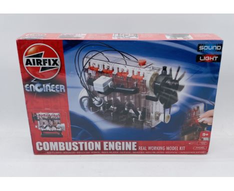 A boxed/sealed Airfix Engineer Combustion Engine real working model kit (A42509)