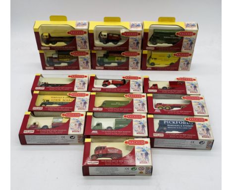 A collection of sixteen boxed limited edition Lledo Collectables Days Gone Trackside "The Bygone Days of Road Transport" die-
