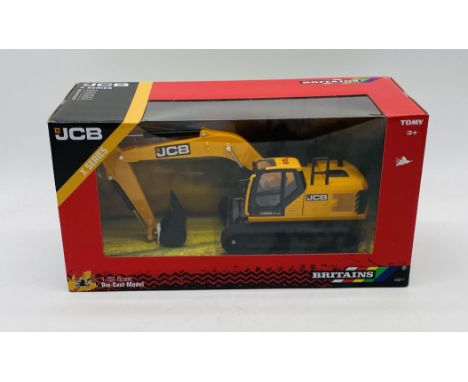 A boxed Britains JCB X Series Tracked Excavator die-cast model (43211 - 1:32 scale) - Sealed/Unopened