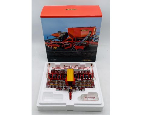 Two boxed farming machinery die-cast models including Vaderstad Spirit 800C seed drill (1:32 scale) & Universal Hobbies Kuhn 