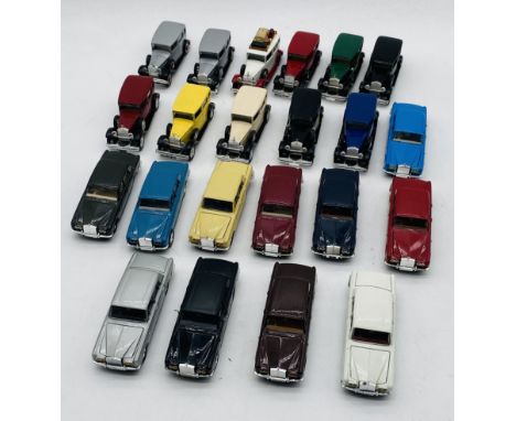 A collection of unboxed Elicor (French) Rolls Royce die-cast model cars including eleven Silver Shadows (all 1:43 scale)