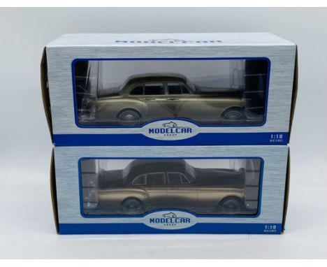 Two boxed Model Car Group Rolls Royce Silver Cloud III Flying Spur H.J Mulliner die-cast model cars (both 1:18 scale)