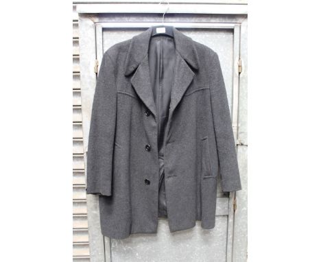 A gents short wool Overcoat by Hodges, size medium.