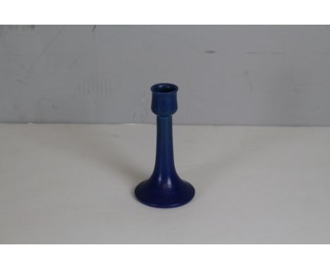 A Pilkingtons Royal Lancastrian pottery candlestick, with flared base, impressed marks 16.5cm