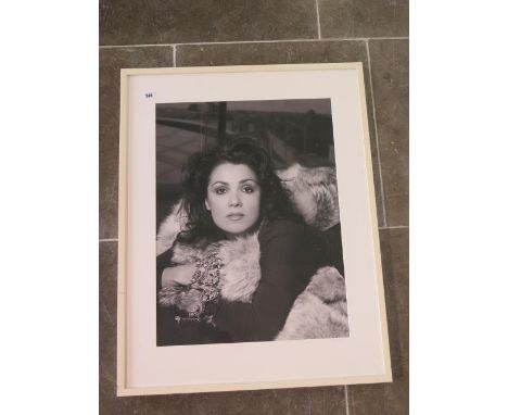 A Michel Comte Andreas Patsch Private Christmas Edition 9/20, silver gelatin print of Anna Netrebko Salzburg, Austria 2005, s