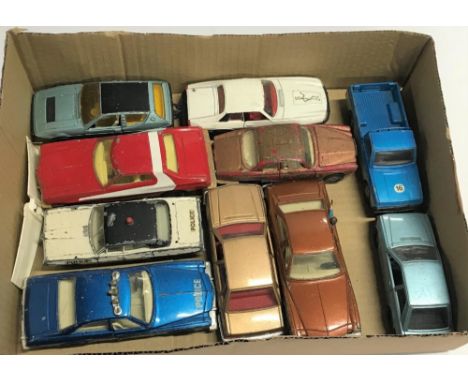 Qty of toy cars including Corgi Ford Grand Torino etc 