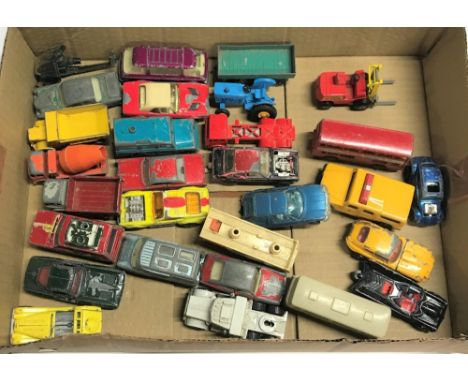 Qty of toy cars including Corgi, Whizzwheels and Matchbox 