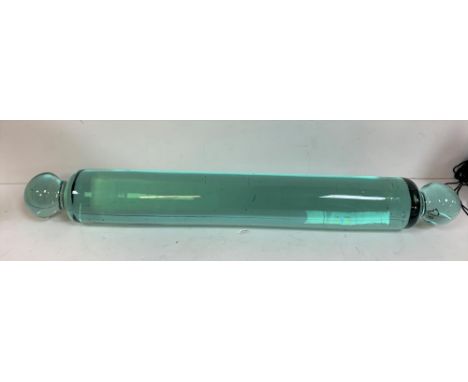 Victorian glass rolling pin 