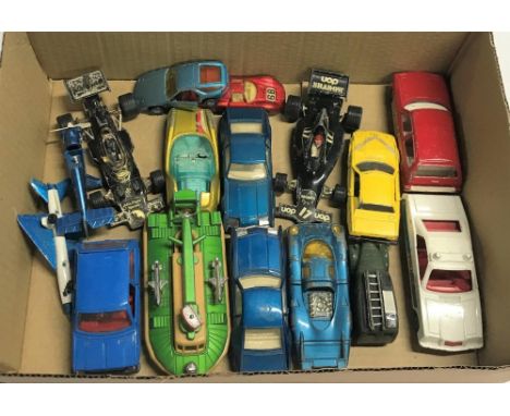 Qty of used die-cast Corgi and Dinky cars 