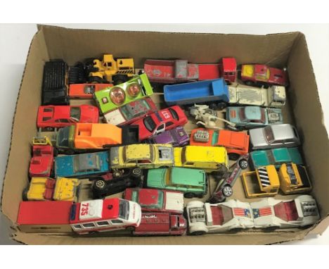 Qty of toy cars including Corgi Juniors etc 